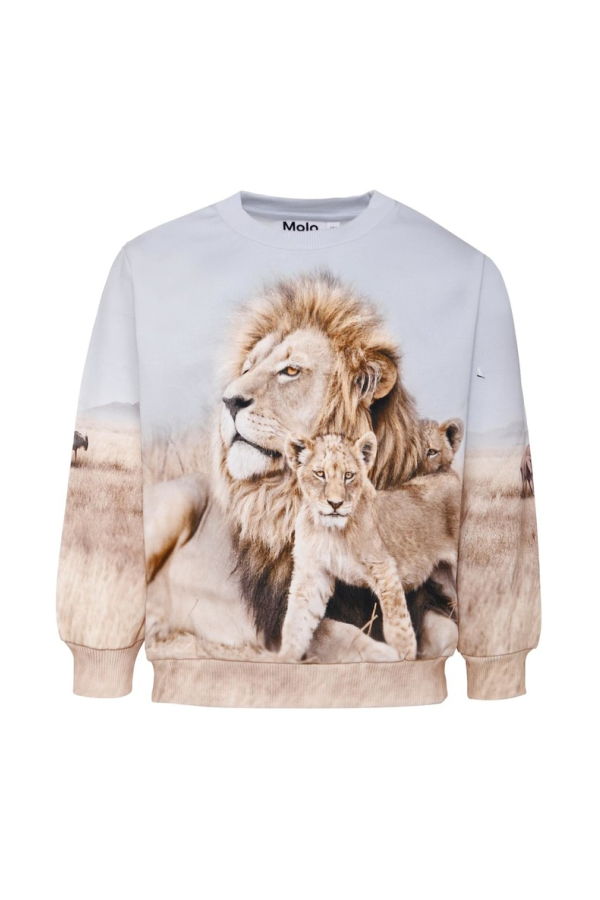 KIDS MOLO Lion Sweatshirt - Beige