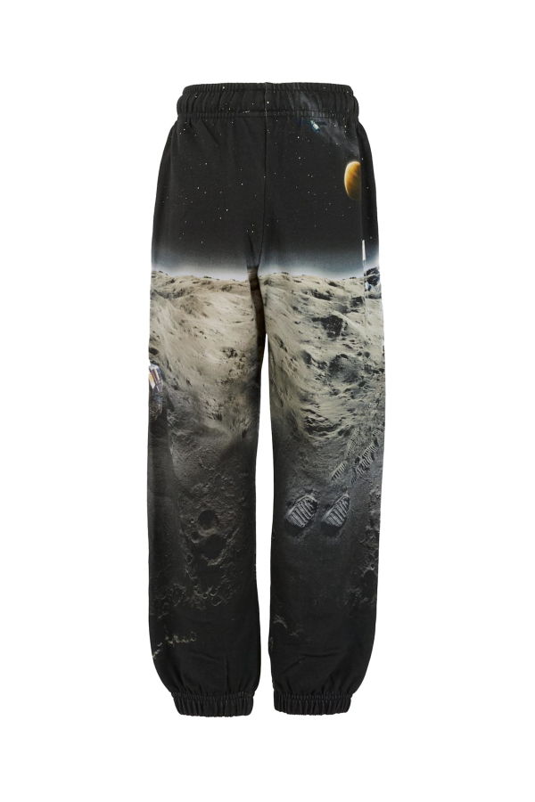 KIDS MOLO Black Trousers With Space Print - Black