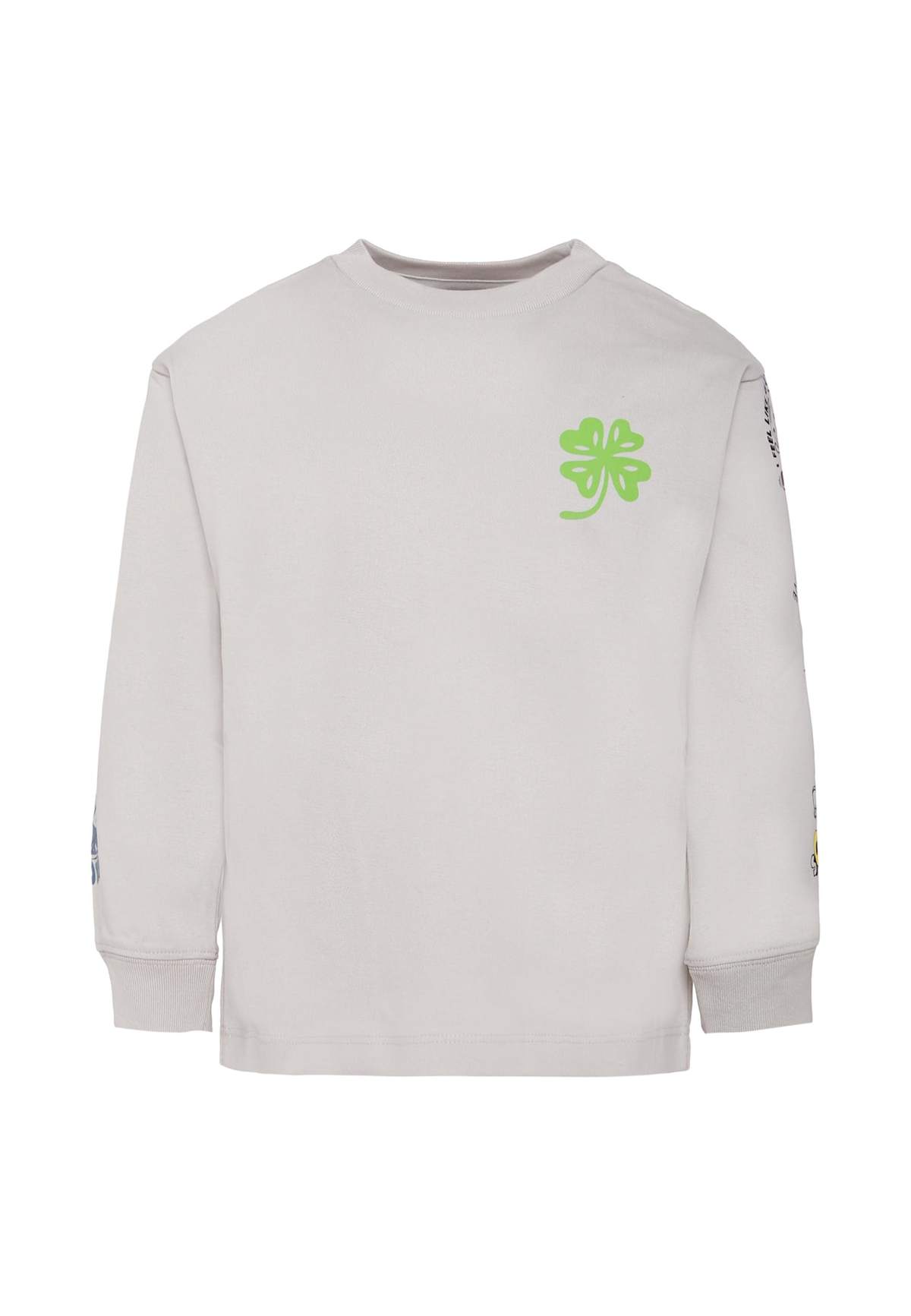 MOLO Grey T-shirt With Designs - Gray - Image 1 of 3