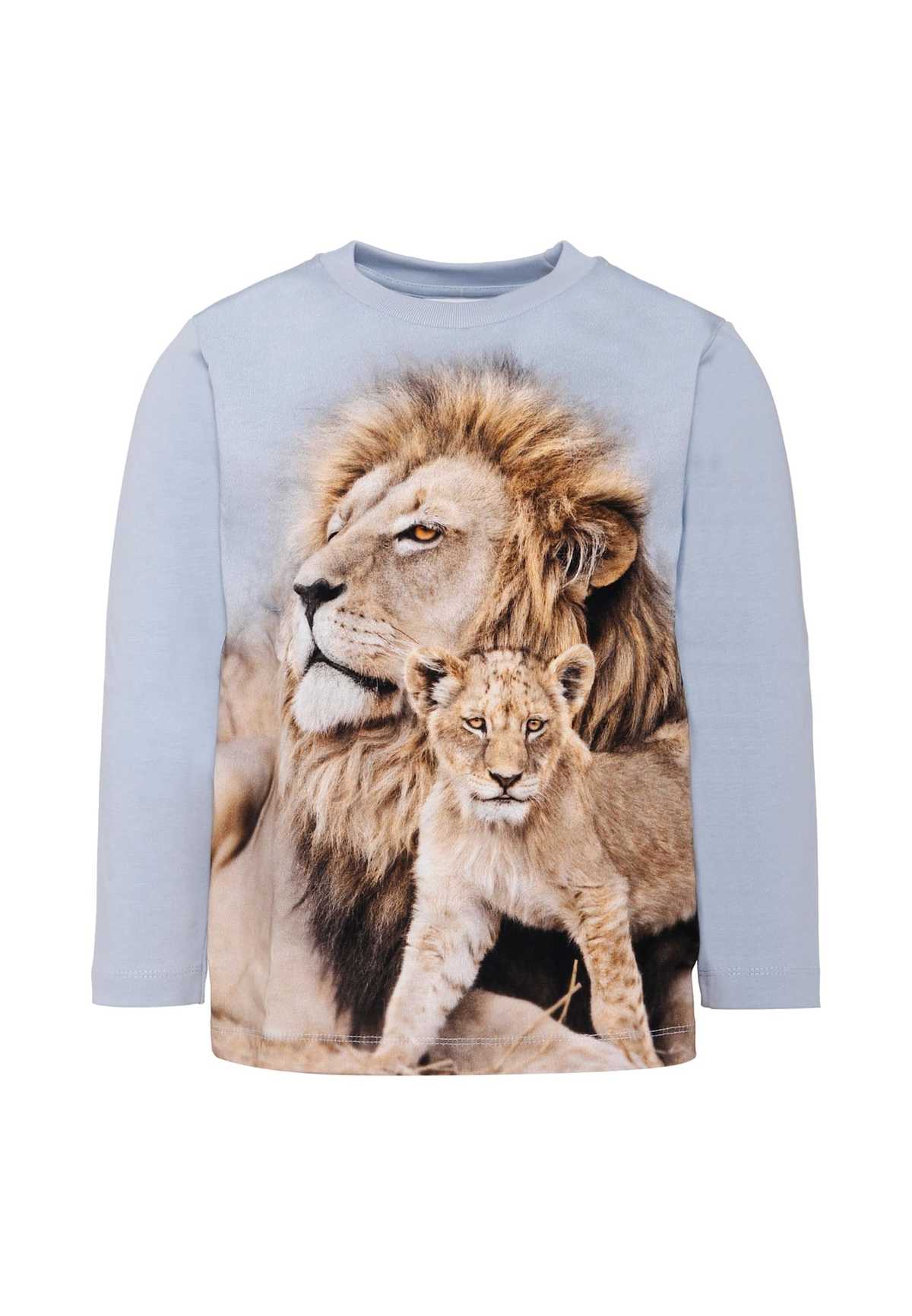 KIDS MOLO Lion T-shirt - Light Blue - Image 1 of 3