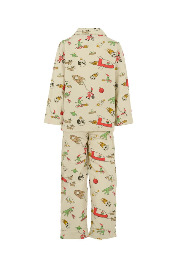 MOLO Christmas Alien Pajamas - Beige