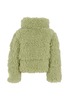 KIDS MOLO Faux Fur Coat With Patch - Green - Thumbnail 2