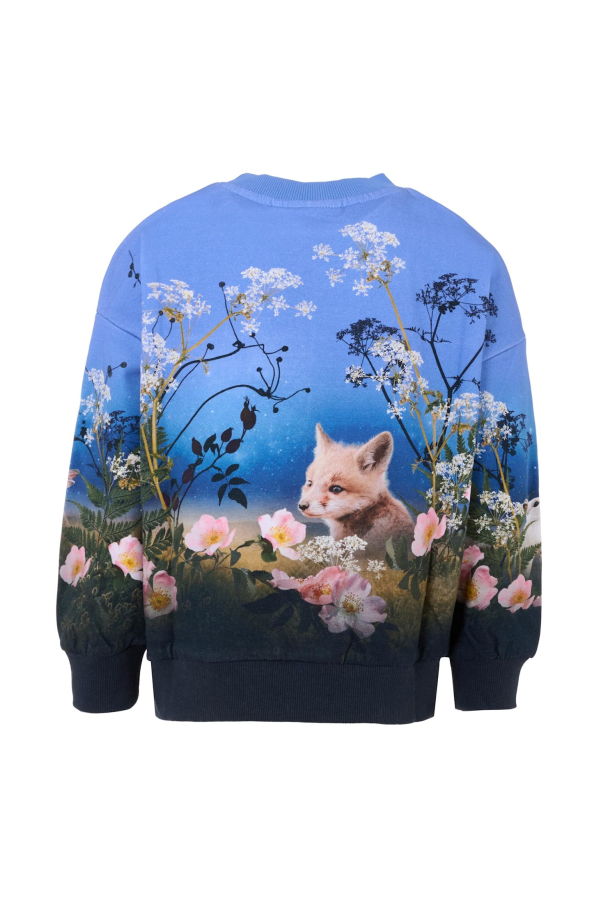 KIDS MOLO Moon Print Sweatshirt - Blue