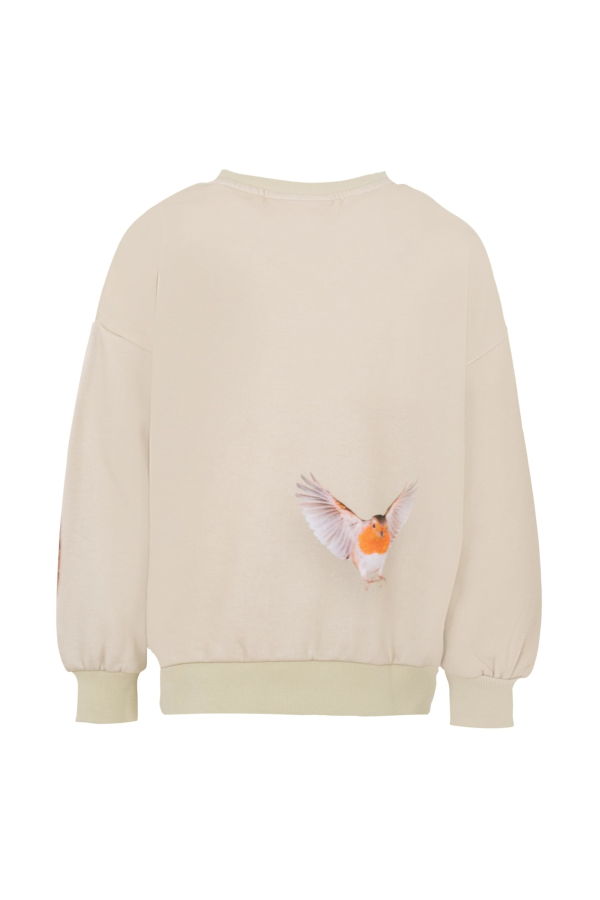 MOLO Forest Animal Print Sweatshirt - Beige