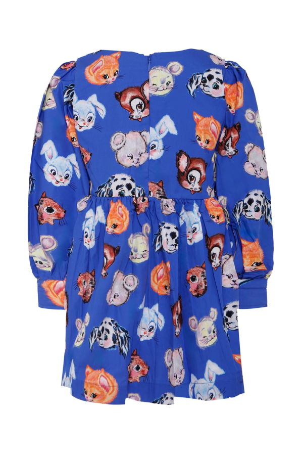 KIDS MOLO Animal Print Dress - Blue