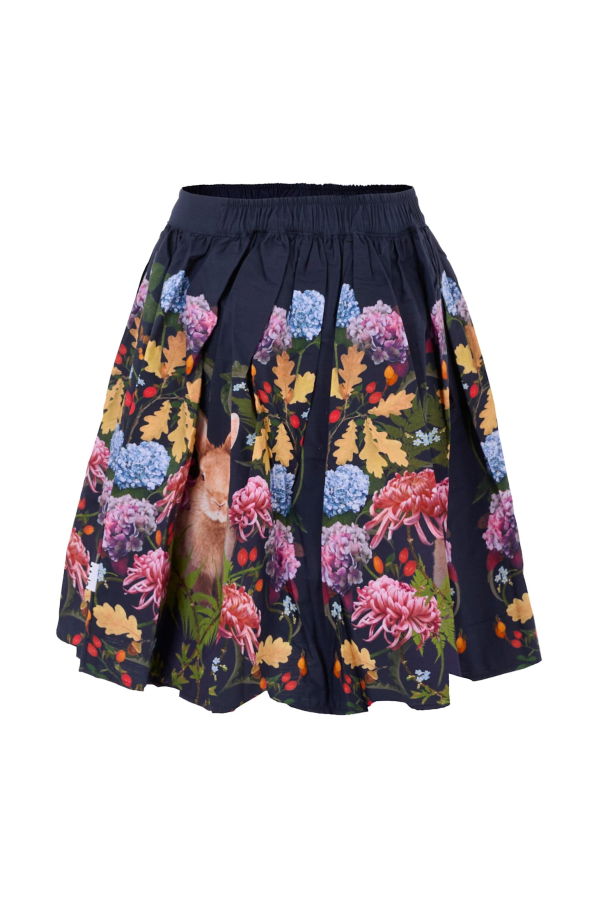 KIDS MOLO Black Skirt With Rabbit - Black