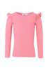 MOLO Pink Ribbed T-shirt - Pink - Thumbnail 1