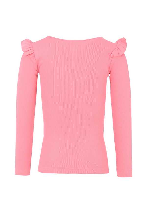 MOLO Pink Ribbed T-shirt - Pink