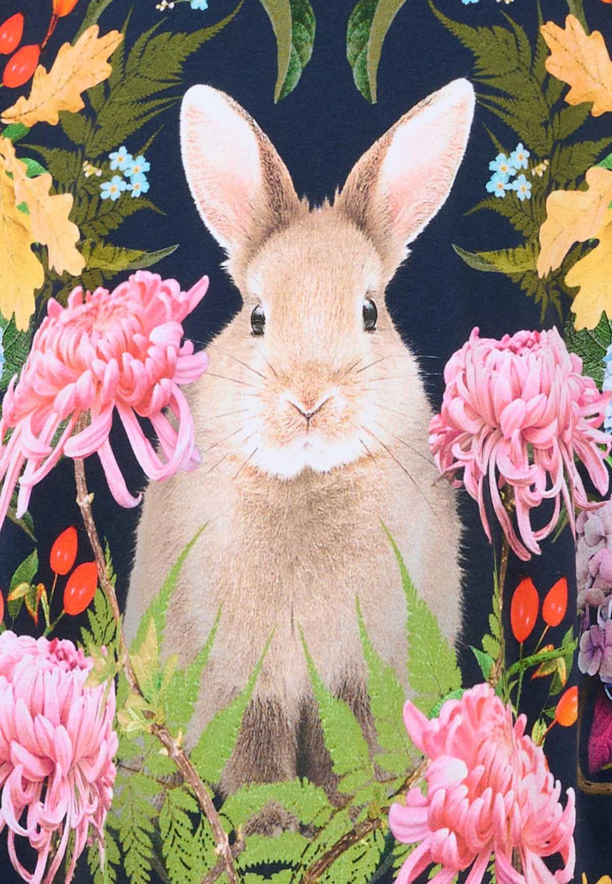 MOLO Rabbit Print T-Shirt - Blue - Image 3 of 3