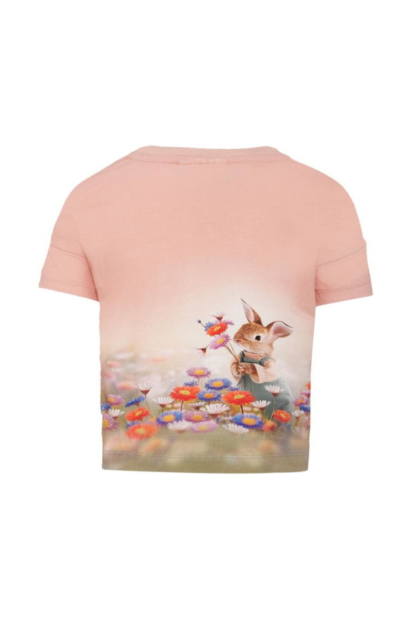 KIDS MOLO Cat T-shirt - Pink