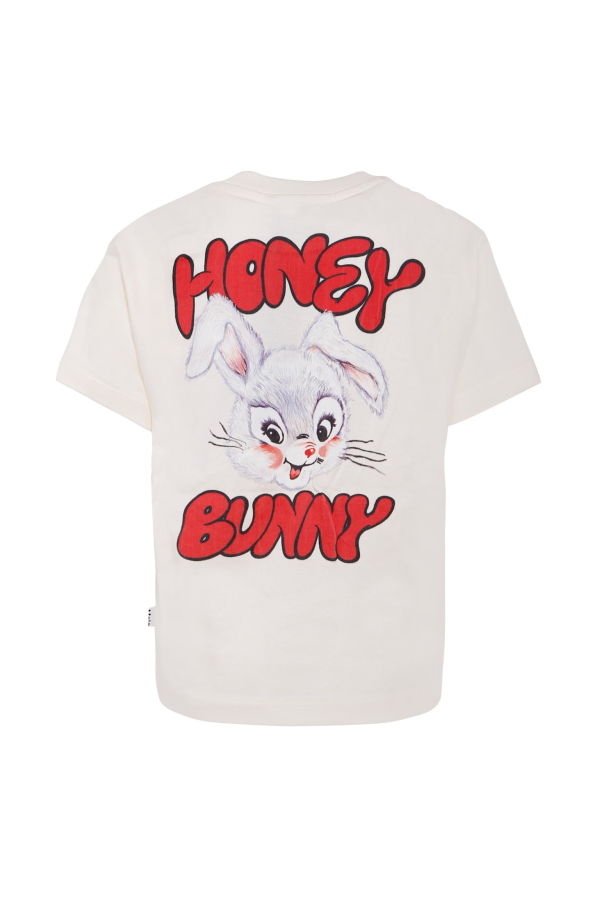 MOLO Rabbit Print T-shirt - Ivory