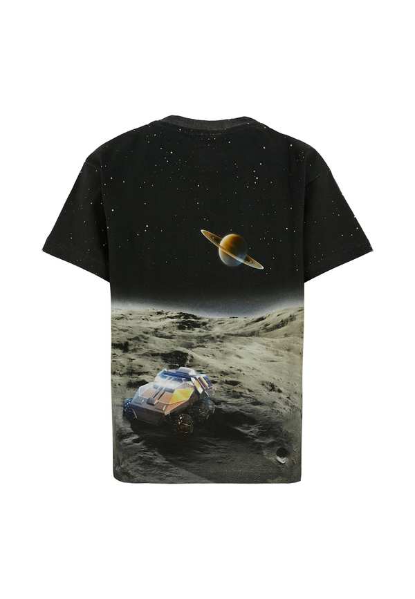 KIDS MOLO Astronaut Print T-Shirt - Black