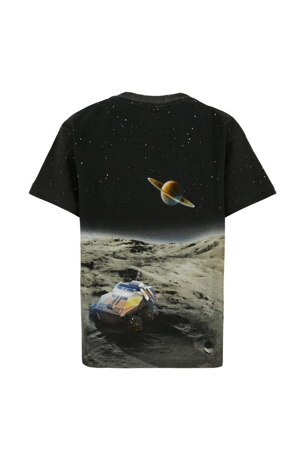 KIDS MOLO Astronaut Print T-Shirt - Black
