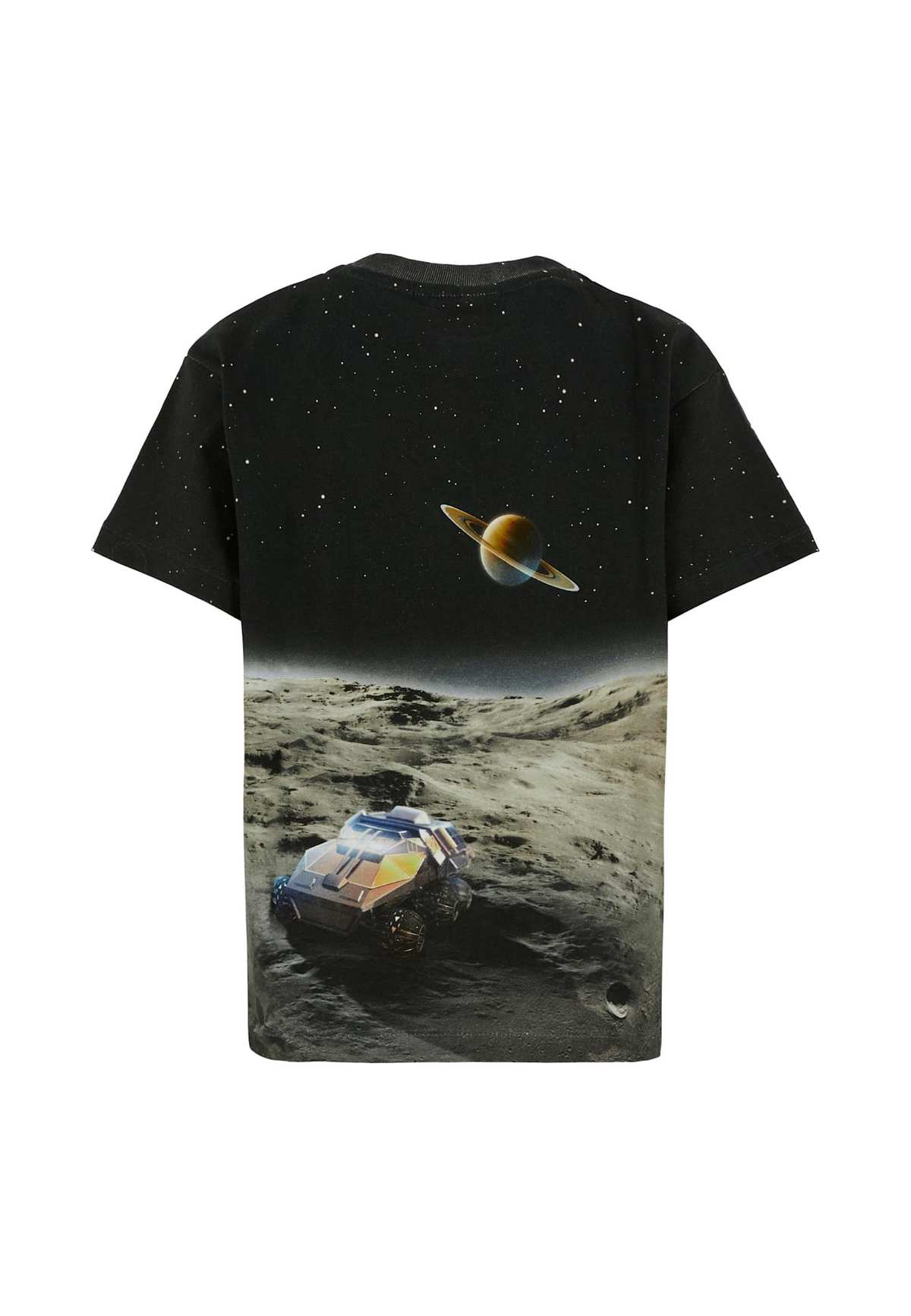 KIDS MOLO Astronaut Print T-Shirt - Black - Image 2 of 3