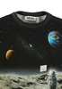 KIDS MOLO Astronaut Print T-Shirt - Black - Thumbnail 3