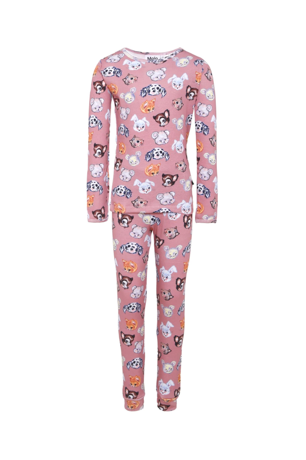 MOLO Pink Pyjamas With Animal Print - Pink