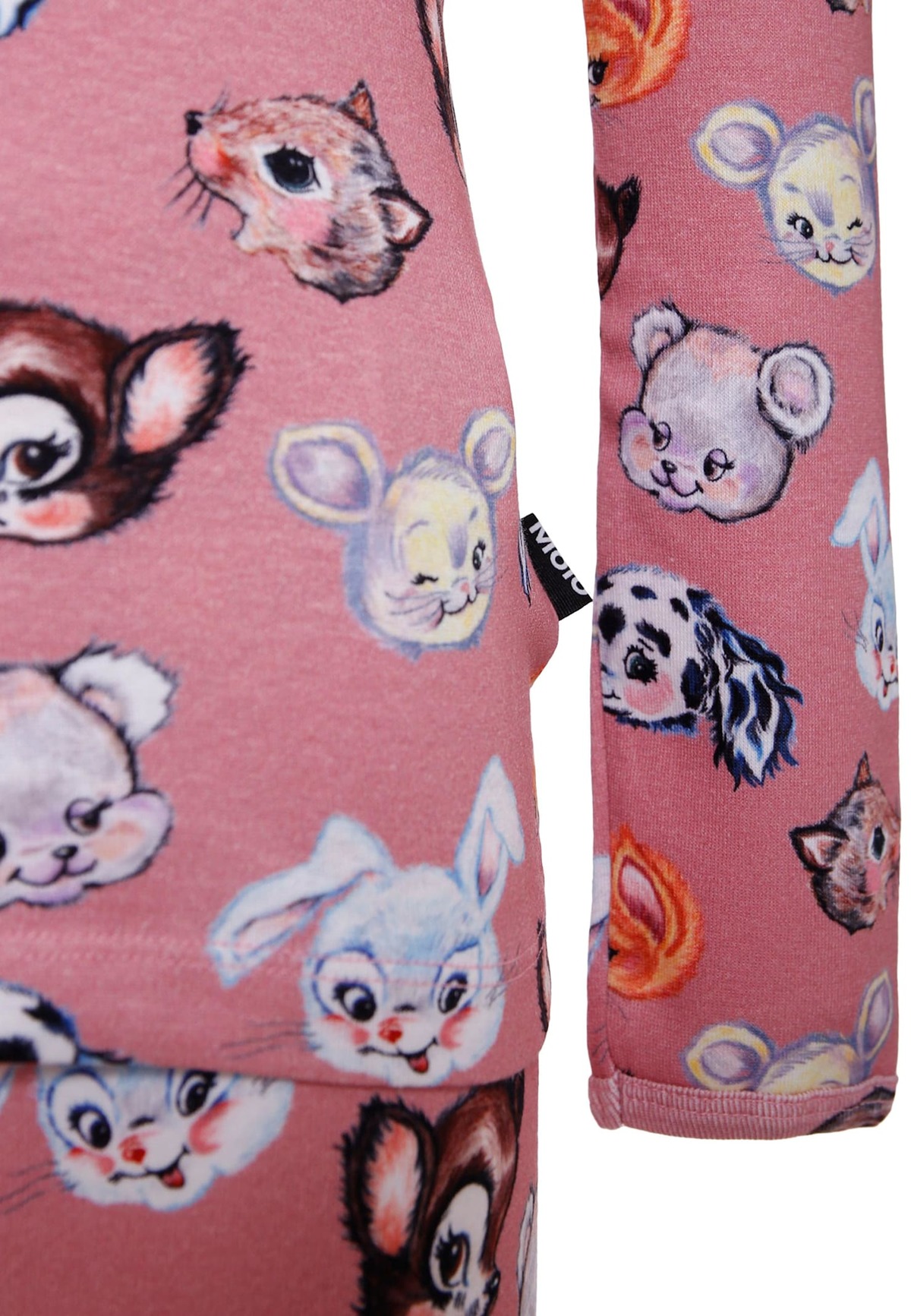 MOLO Pink Pyjamas With Animal Print - Pink - Image 3 of 3