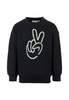 MOLO Hand Sweatshirt - Black - Thumbnail 1