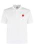Comme des Garçons PLAY Red Emblem Polo Shirt - Thumbnail 1