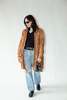 Vintage 80s Leather Jacket - Tan - Thumbnail 1