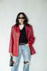 Vintage Leather Jacket - Scarlet - Thumbnail 3
