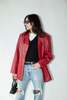 Vintage Leather Jacket - Scarlet - Thumbnail 4