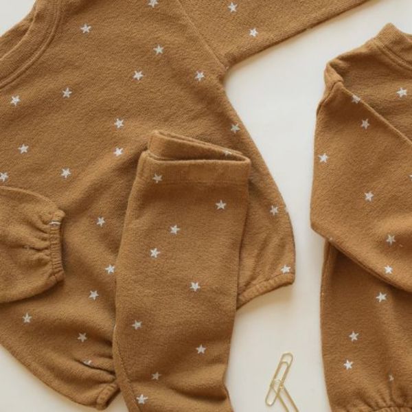 KIDS Rylee + Cru LLC Spongey Knit Set - Golden Stars KIDS Rylee + Cru LLC Spongey Knit Set - Golden Stars