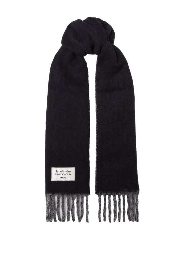Acne Studios Acne Scarfs Scarf - Black Melange