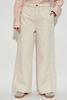 Ami Alexandre Mattiussi Wide-leg Jeans - Beige - Thumbnail 3