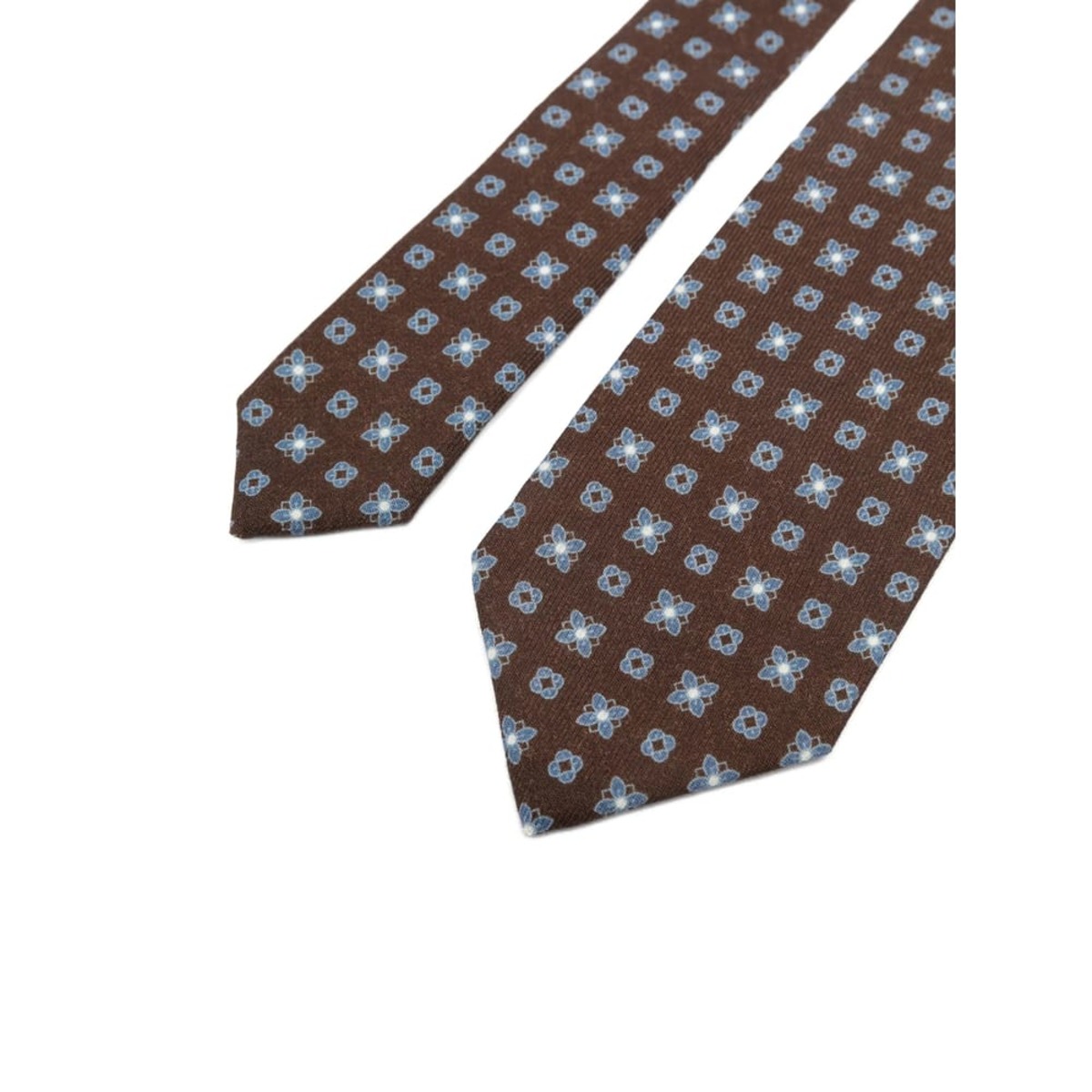 Barba Napoli Tie - Brown - Image 2 of 3