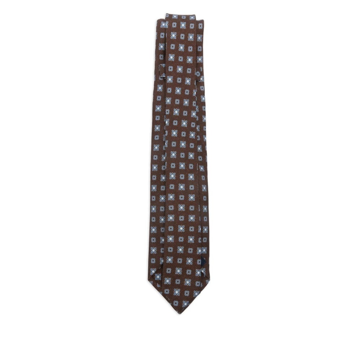 Barba Napoli Tie - Brown - Image 3 of 3