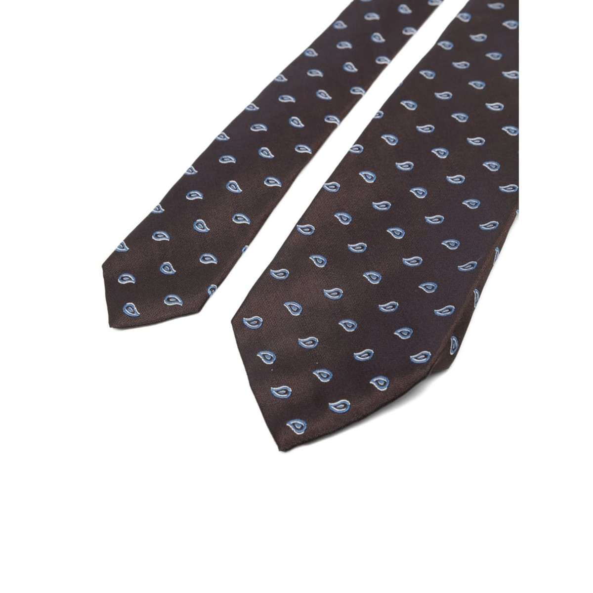 Barba Napoli Tie - Brown - Image 2 of 3