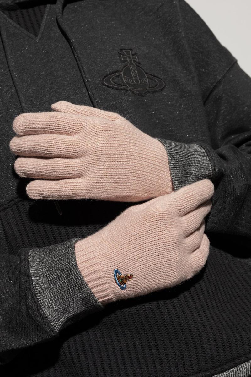 Vivienne Westwood Cashmere Gloves - Nude