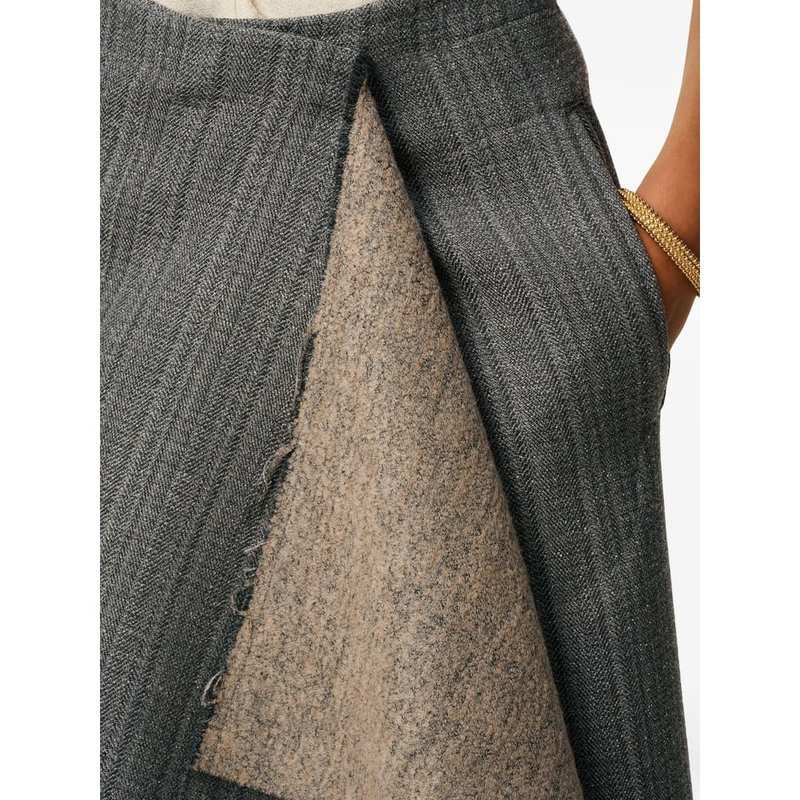 Ami Alexandre Mattiussi Skirt - Grey/Neutrals