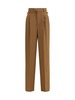 Ami Alexandre Mattiussi High-waist Trousers - Brown - Thumbnail 1