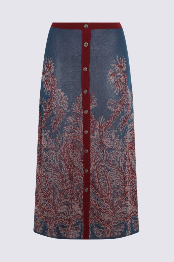 Etro Skirt - Aubergine Mix