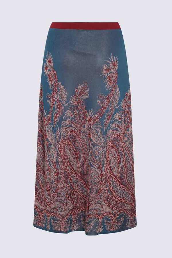 Etro Skirt - Aubergine Mix