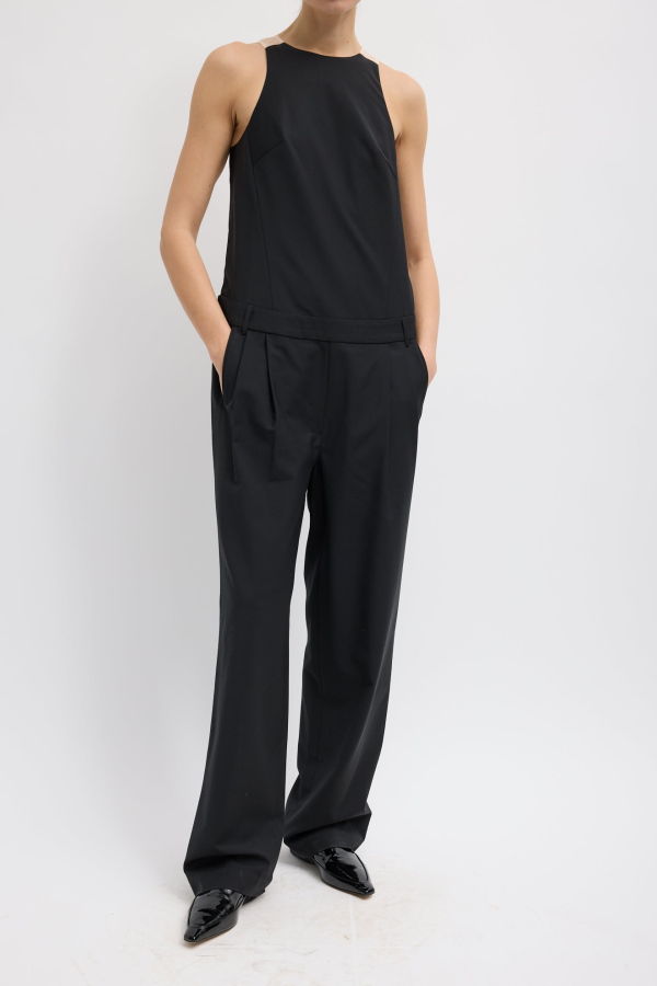 Tibi Recycled Tropical Wool Jumpsuit