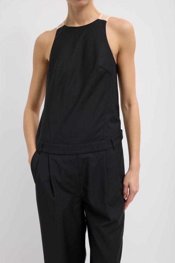 Tibi Recycled Tropical Wool Jumpsuit