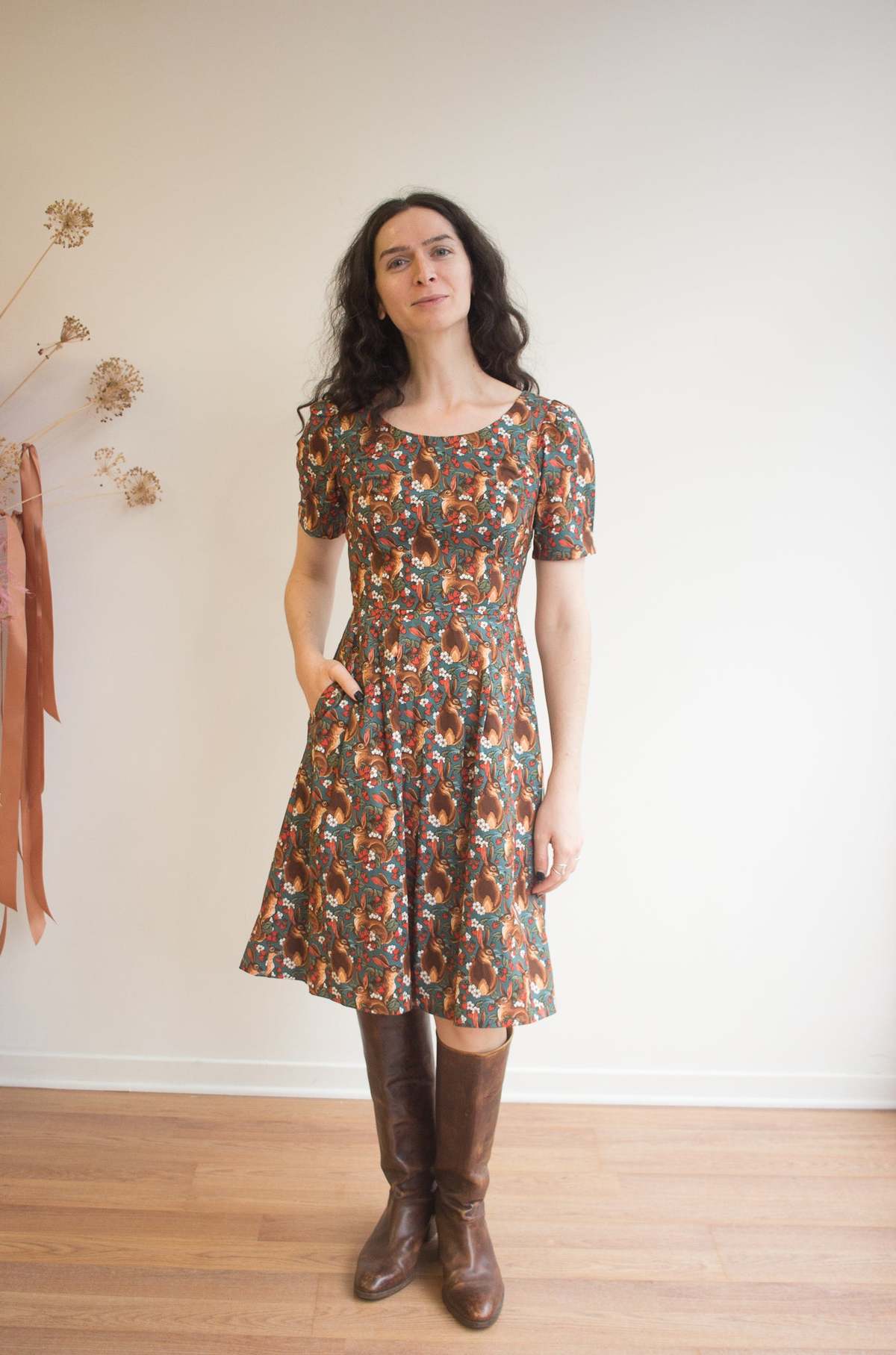 Birds of North America Winter Chippy Dress - Image 1 of 13