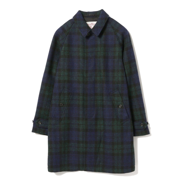 Beams Plus Bal Collar Coat Harris Tweed