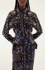 Farm Rio Black Arabesque Mix Scarves Midi Dress - Thumbnail 4