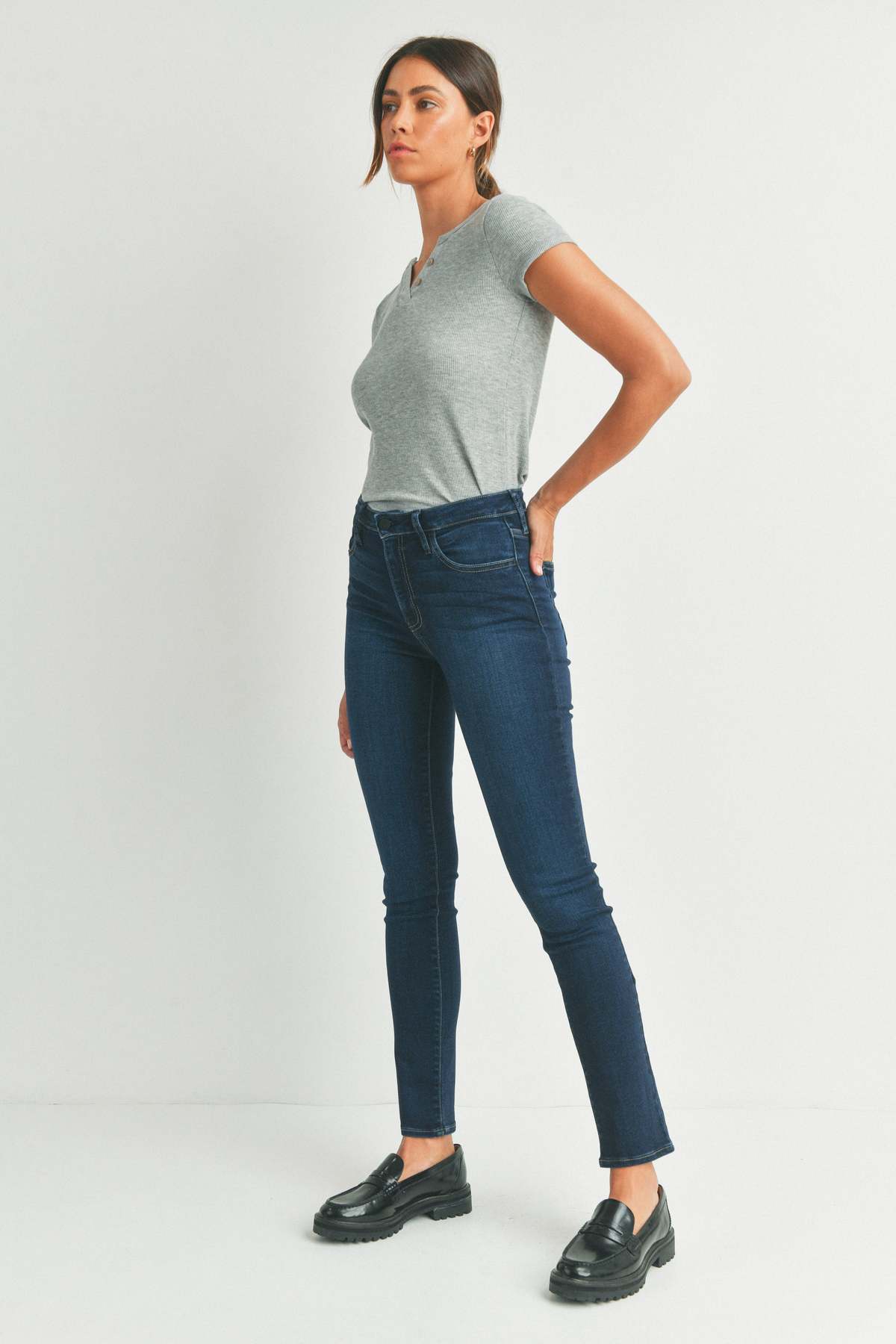 Just Black Denim The Long Leg Straight - Image 7 of 12