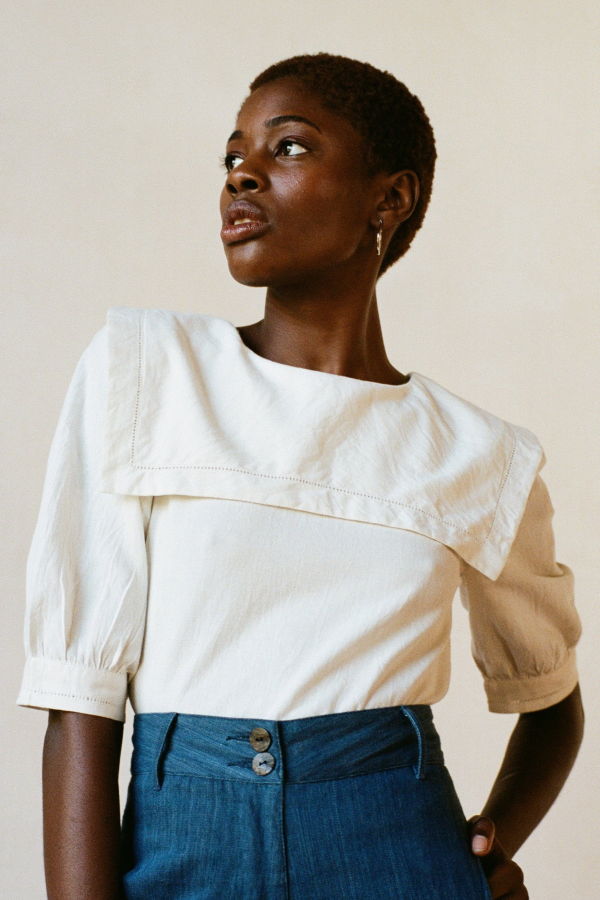 Maria Stanley Rivett Blouse - Bone