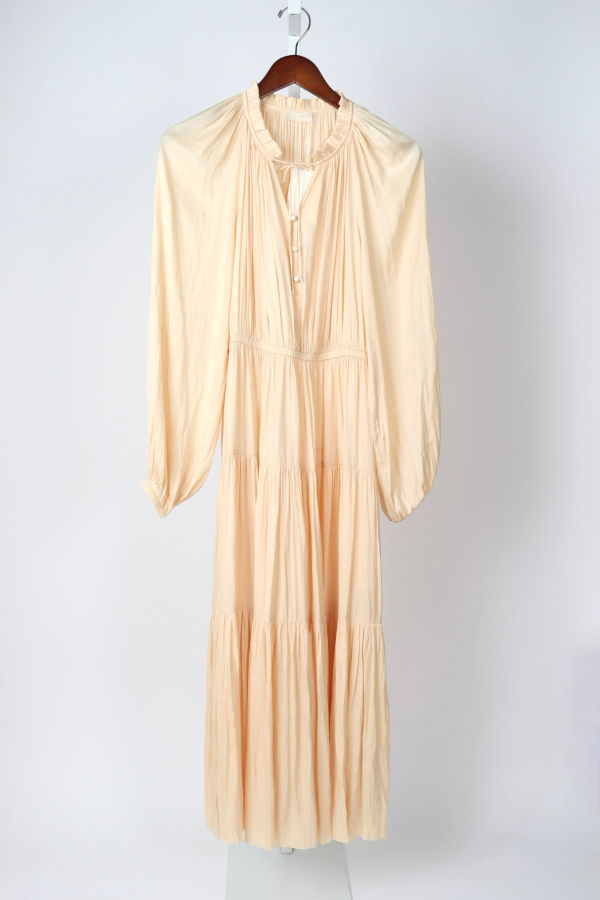 Ulla Johnson Riley Long Sleeve Midi Dress