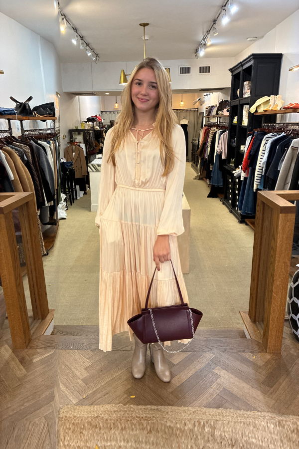 Ulla Johnson Riley Long Sleeve Midi Dress