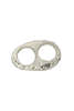 HOMME PLISSE ISSEY MIYAKE Cavern Single Double Ring - Thumbnail 1