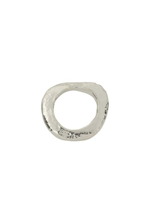 HOMME PLISSE ISSEY MIYAKE Cavern Single Ring - Silver
