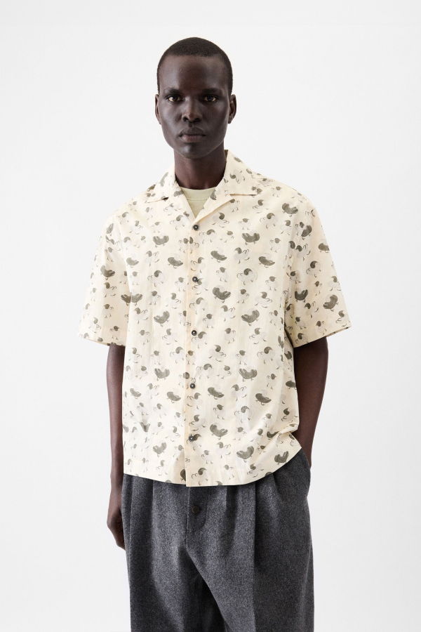 Jacquemus La Chemise Jean Print Duck Shirt
