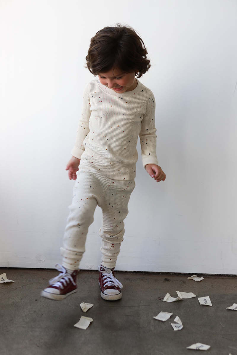 KIDS Noble Waffle Set - Splatter Print